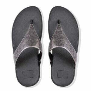 FitFlop Lulu Leather Pewter