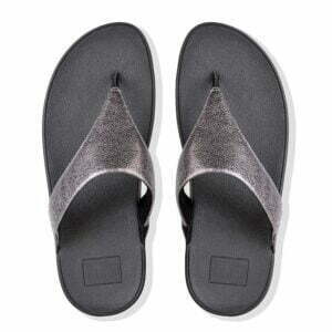 FitFlop Lulu Leather Pewter
