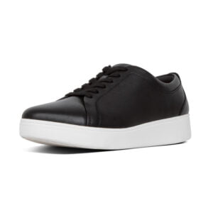 FitFlop Rally Black leather sneaker