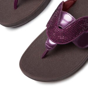 FitFlop Paisley Glitter Rope Beetroot