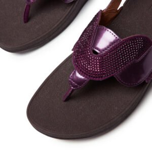 FitFlop Paisley Glitter Sandal Beetroot