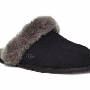 UGG Scuffette II Black Grey Slippers
