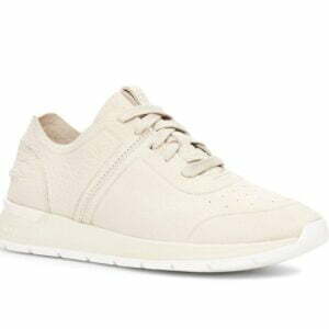 UGG Adaleen White Suede leather sneakers