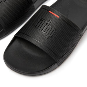FitFlop iQushion Pool Slides All Black