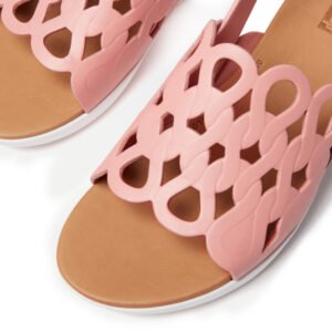 Elodie Entwined Loops Rose Pink Sandals