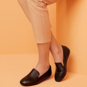 FitFlop Lena Patent Loafer All Black