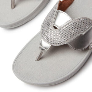 FitFlop Paisley Glitter Rope Silver