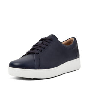 FitFlop Rally Leather Sneaker Midnight Navy