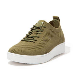 FitFlop Rally Tonal Knit Olive Green