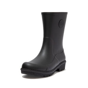 FitFlop Wonderwelly Short All Black waterproof boots