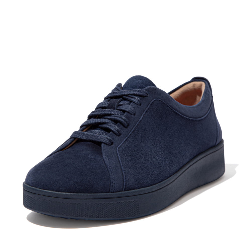 FitFlop Rally Suede Sneaker Navy ShopShoes