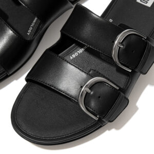FitFlop Gracie leather Slides All Black
