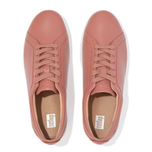 FitFlop Rally leather Sneaker in Warm Rose